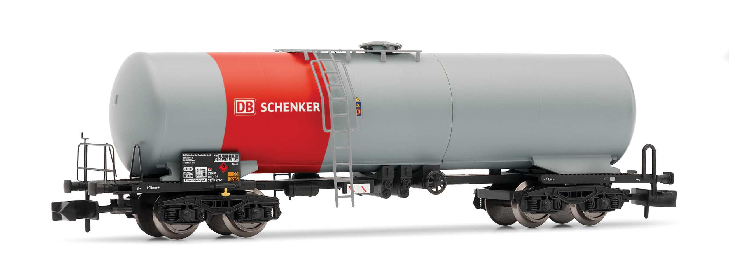 Trains miniatures : locomotives et autorail - Wagon-citerne du DB Sche