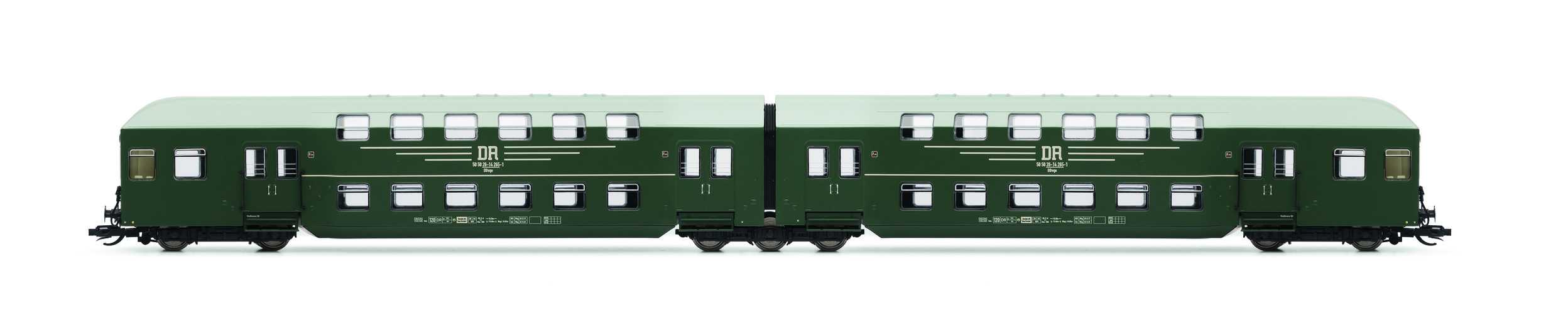 Trains miniatures : locomotives et autorail - 2 pièces Train à deux ni