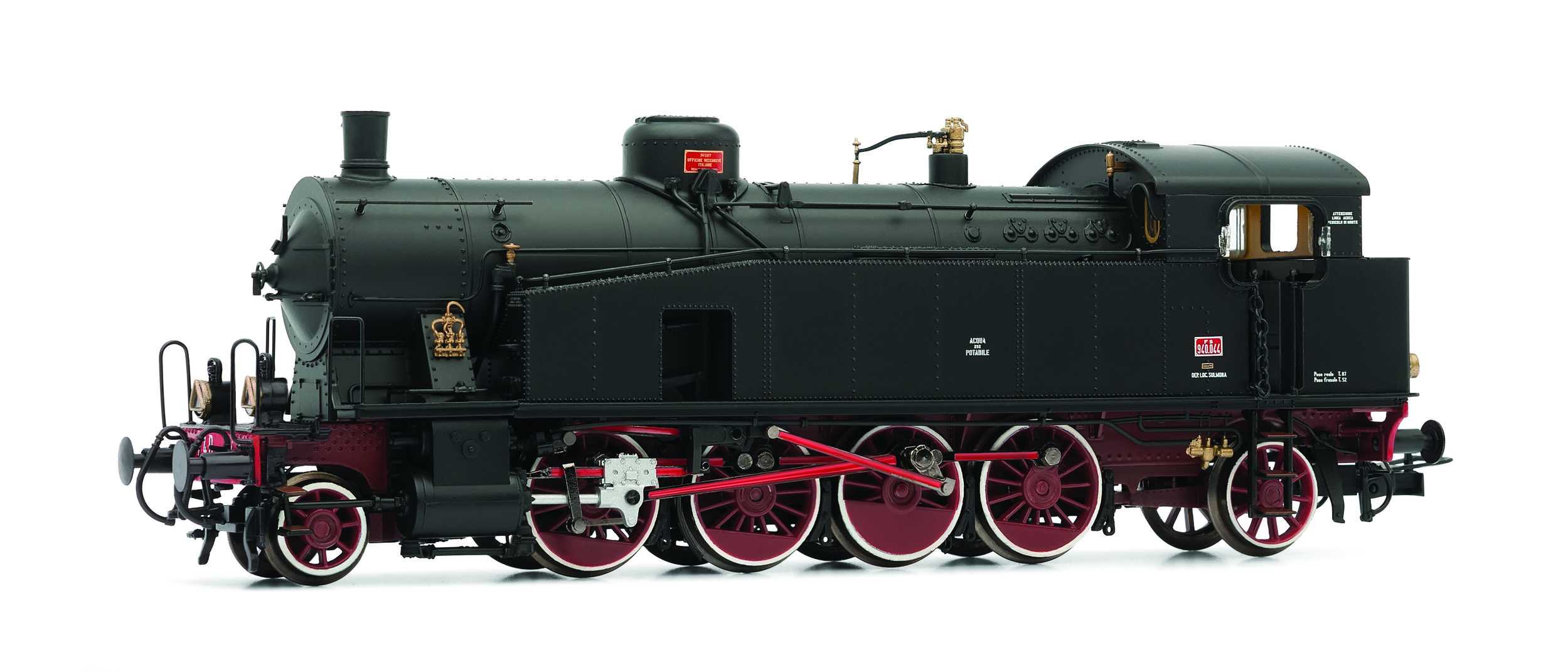 Trains miniatures : locomotives et autorail - FS, Gr. 940 avec lampes 