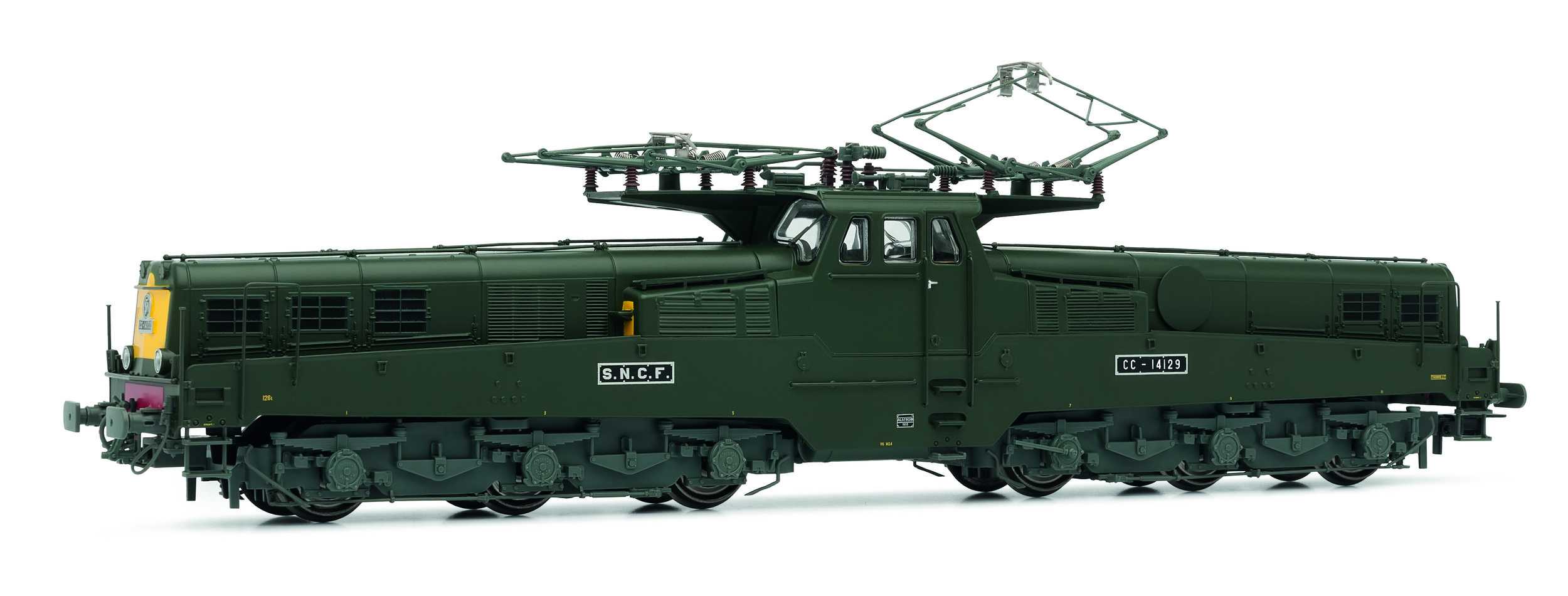 Trains miniatures : locomotives et autorail - Locomotive électrique CC