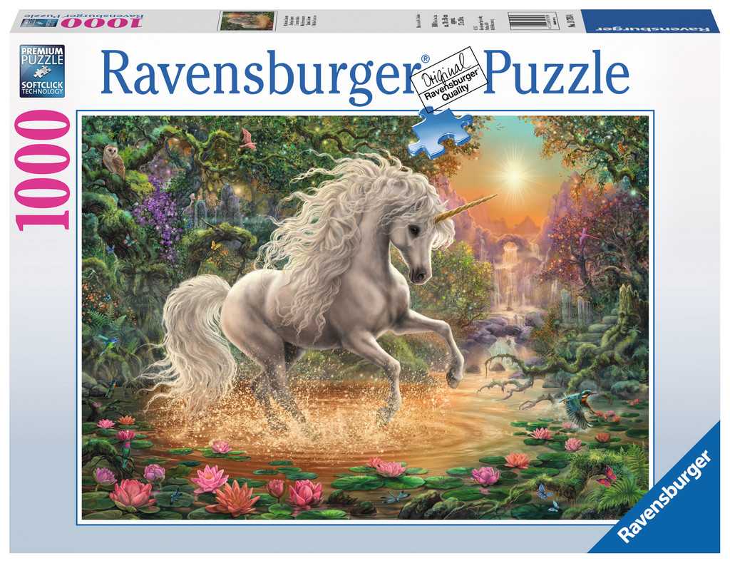 Puzzle - Puzzle Mystique licorne--Ravensburger