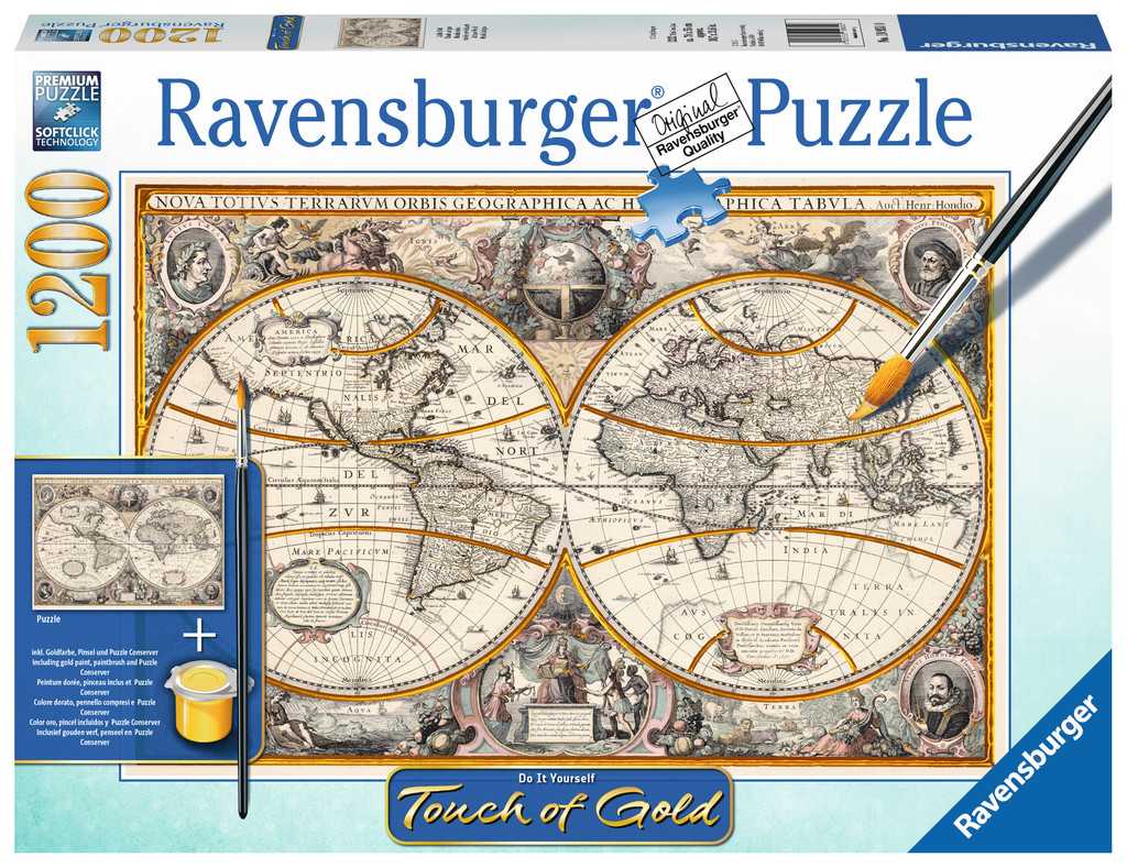 Puzzle - Puzzle Carte antique--Ravensburger