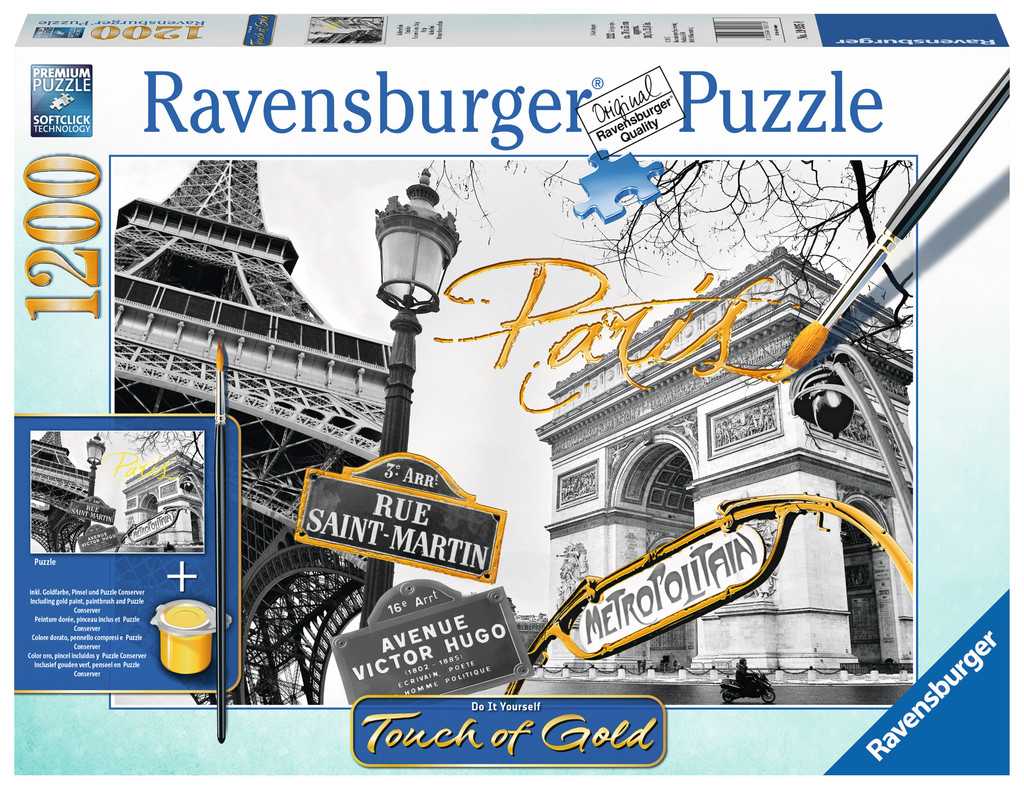 Puzzle - Puzzle Paris doré--Ravensburger