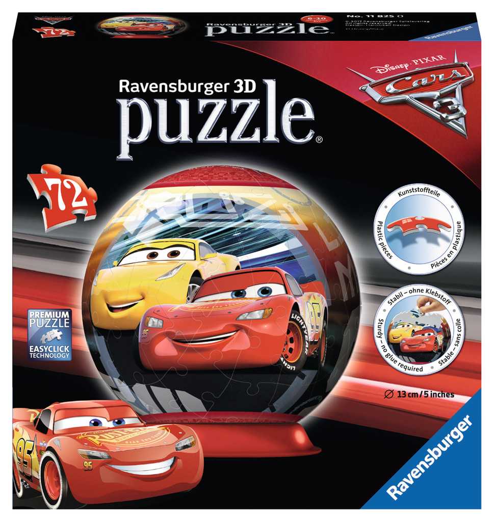 Puzzle 3d - Puzzle 3d Cars 3--Ravensburger