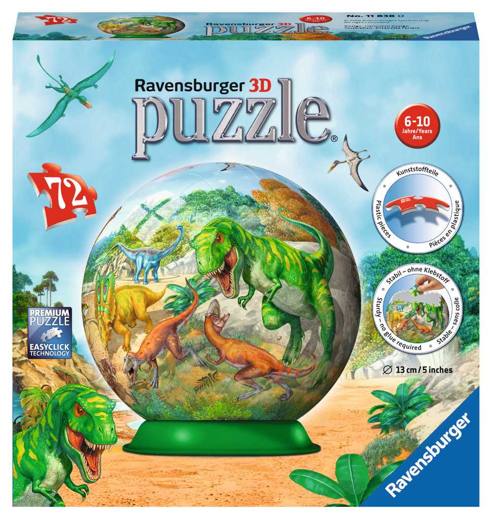 Puzzle 3d - Puzzle 3d Dinosaures--Ravensburger