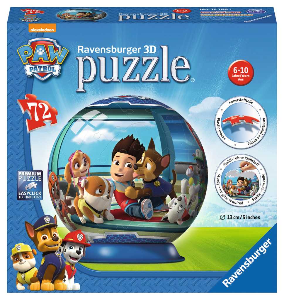 Puzzle 3d - Puzzle 3d Pat'Patrouille--Ravensburger