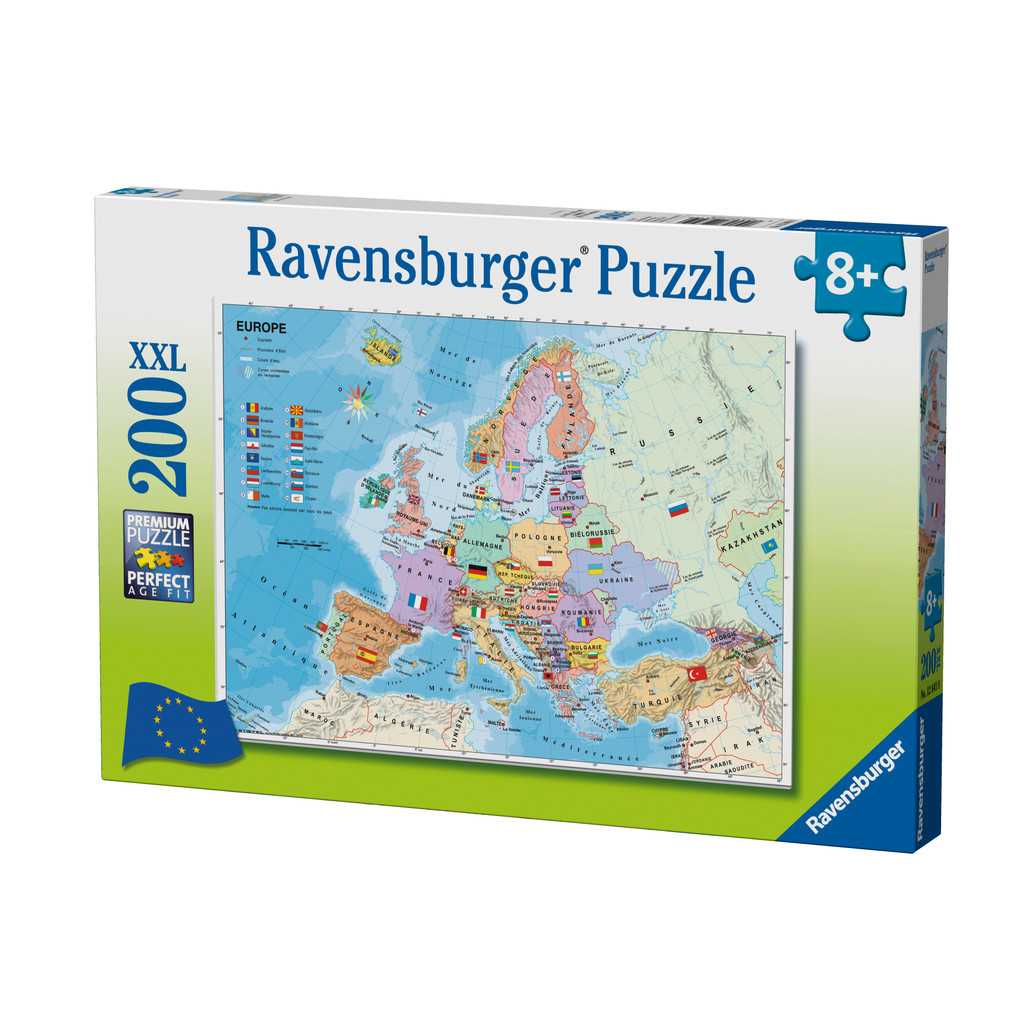 Puzzle enfant - Carte d'Europe--Ravensburger