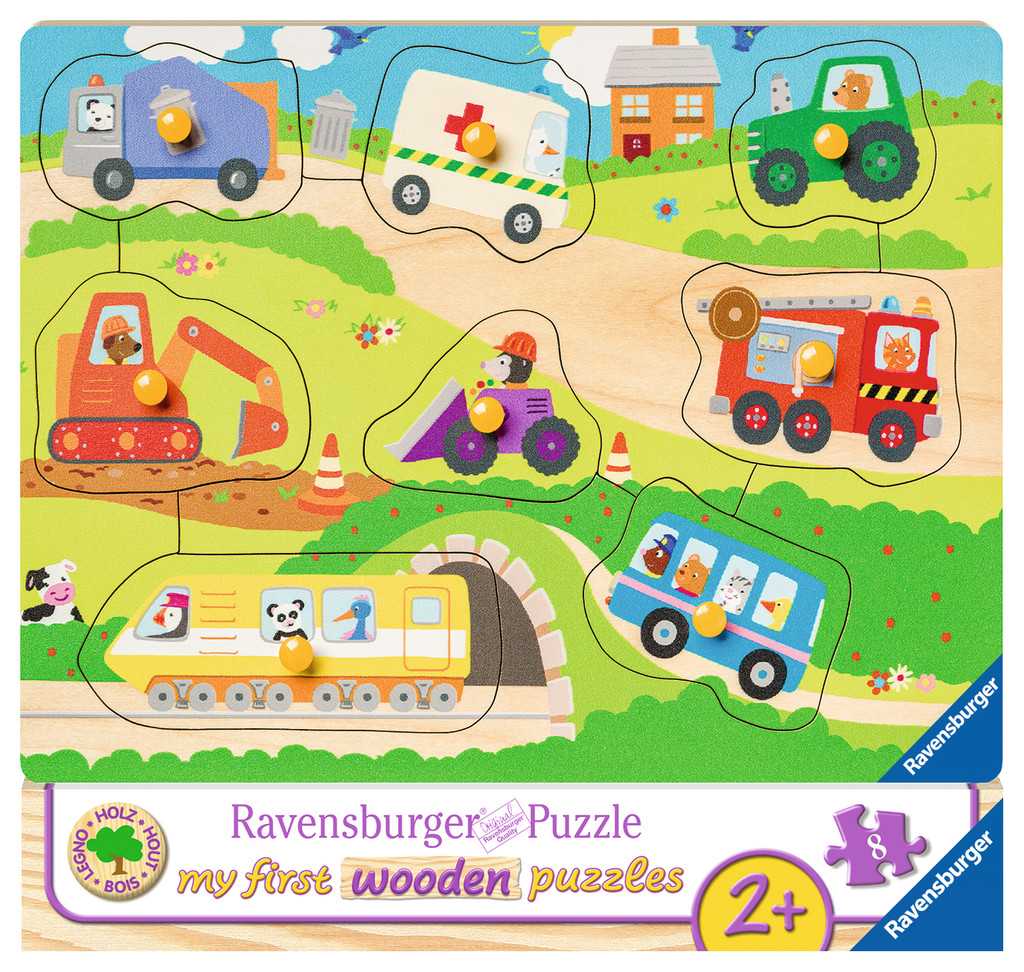Baby puzzle - Mes véhicules préférés--Ravensburger