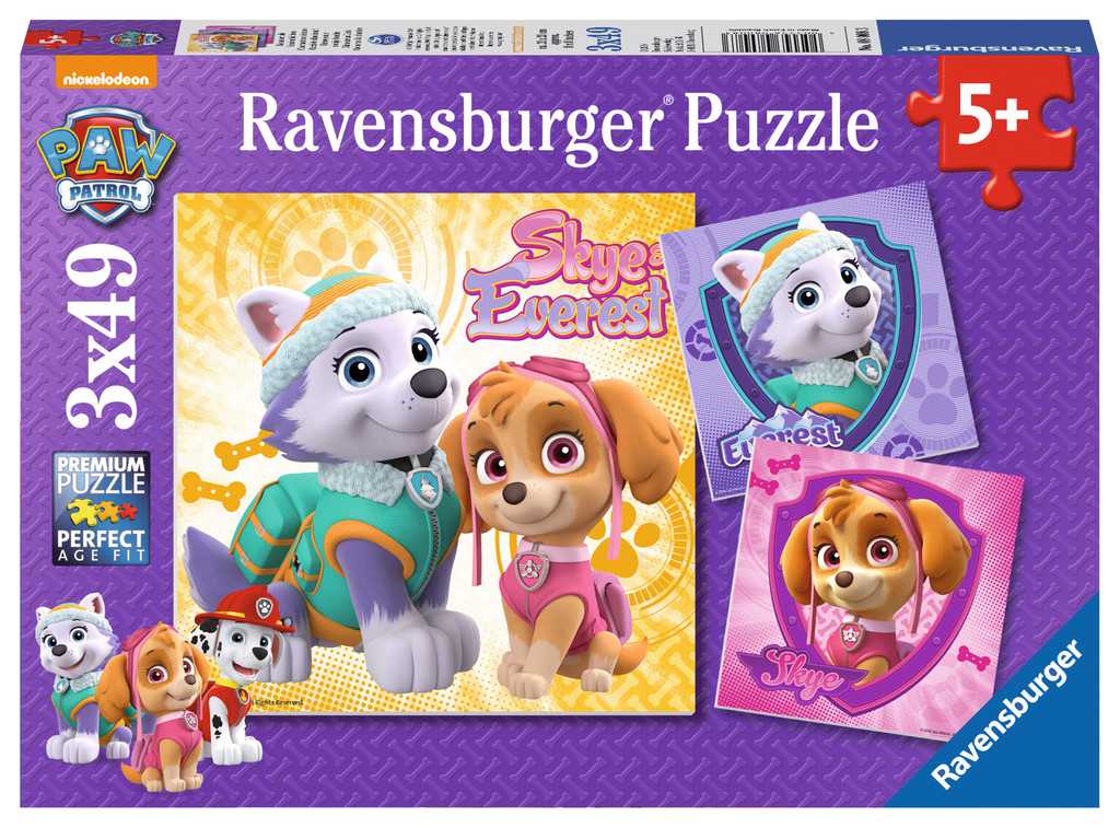 Puzzle enfant - Charmantes chiennes / Pat'Patrouille--Ravensburger