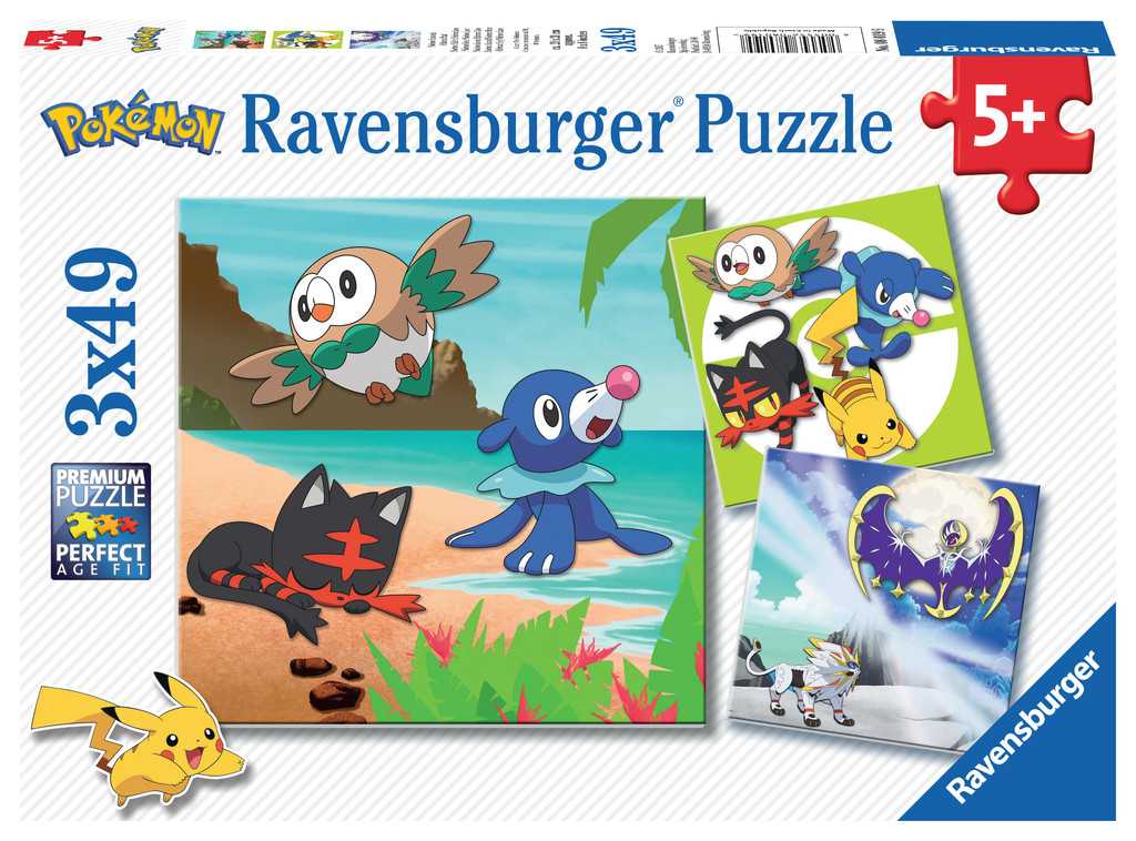 Puzzle enfant - Pokémon Soleil et Lune--Ravensburger