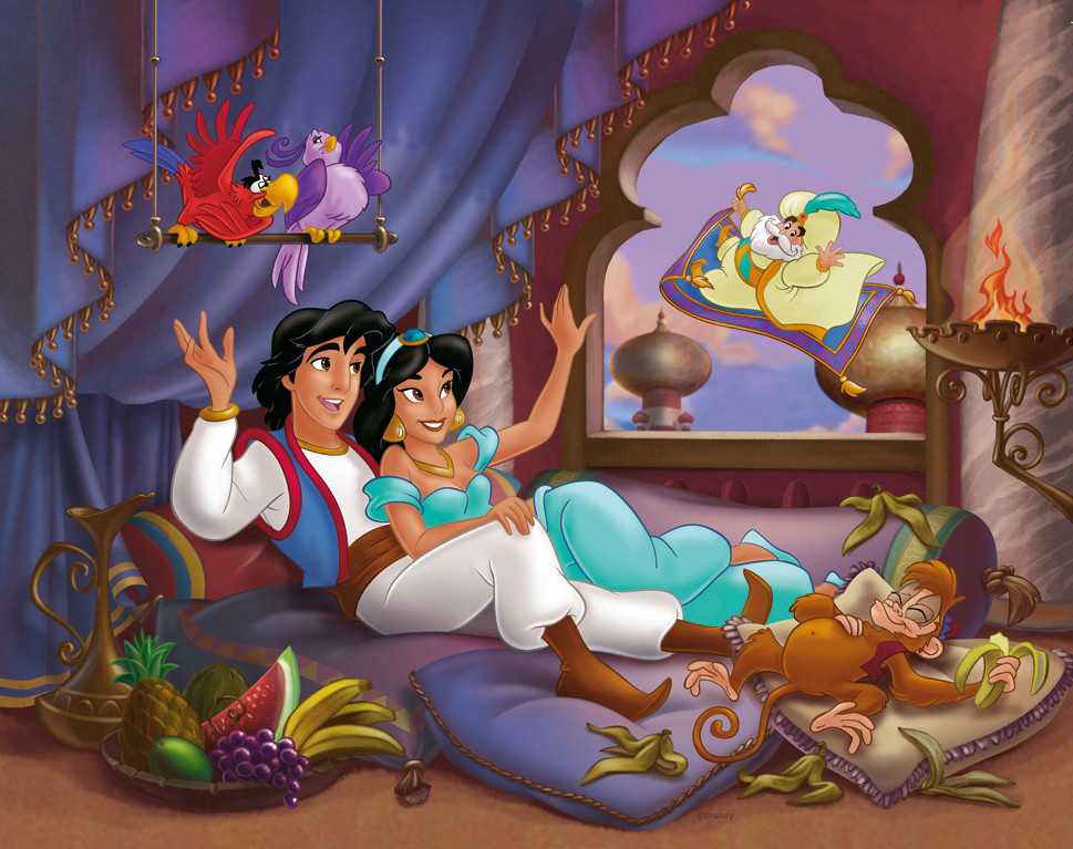 Puzzle enfant - Histoire d'amour / Aladdin--Nathan
