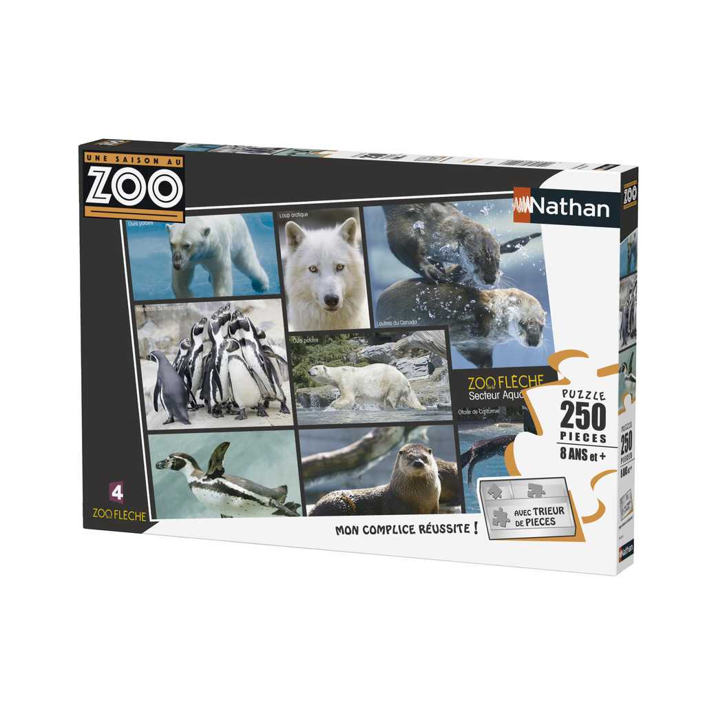 Puzzle enfant - Secteur aquatique / Une saison au zoo--Nathan