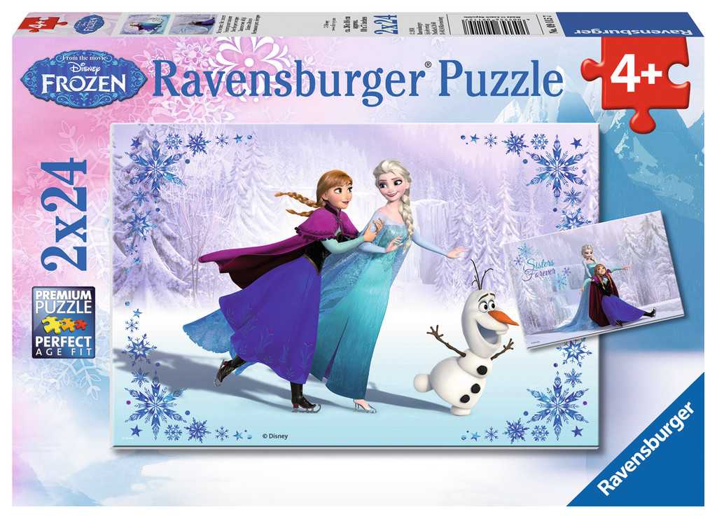 Puzzle enfant - Sœurs pour toujours / La Reine des Neiges--Ravensburge