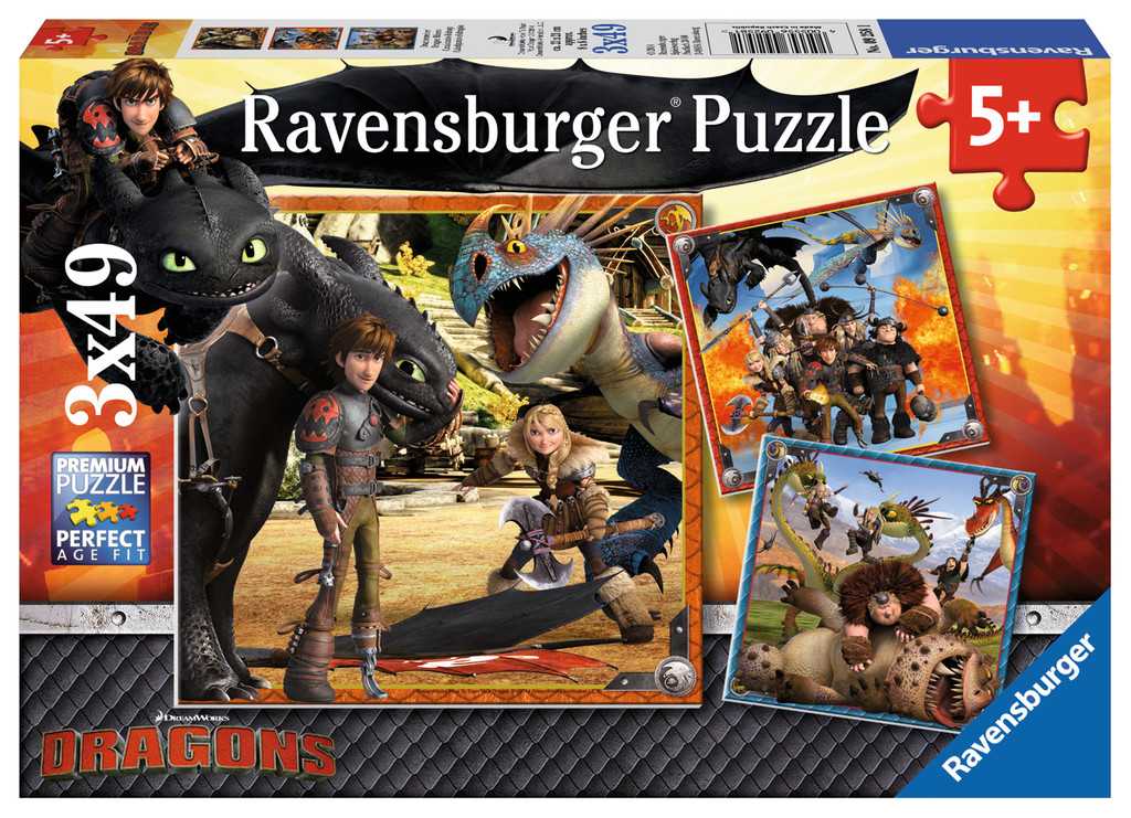 Puzzle enfant - Le monde des dragons / Dragons--Ravensburger