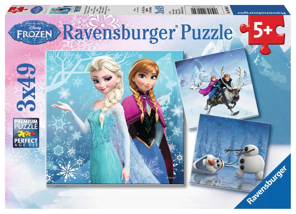 Puzzle enfant - Aventures au pays des neiges / La Reine des Neiges--Ra