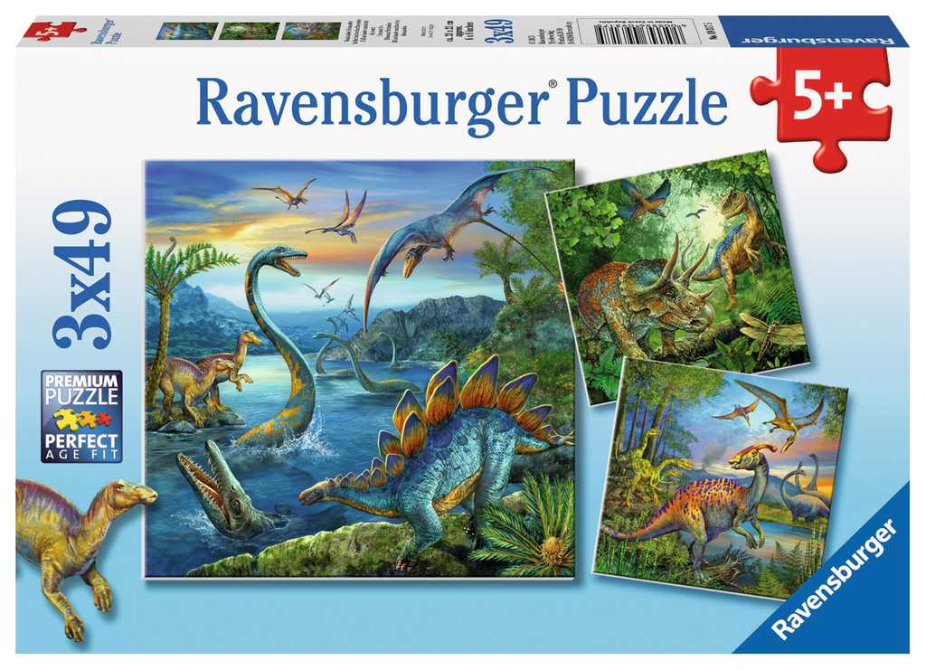 Puzzle enfant - La fascination des dinosaures--Ravensburger