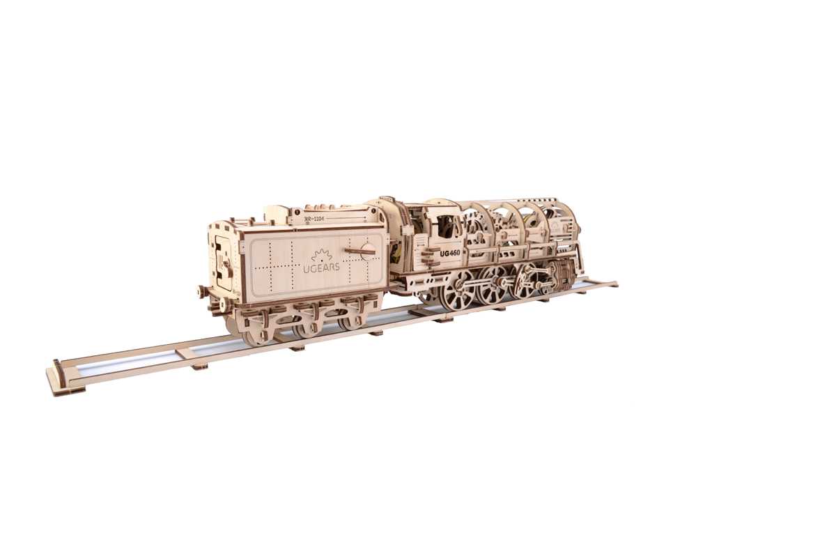 Maquettes - 460 locomotive à la vapeur avec un wagon de charbon--Ugear