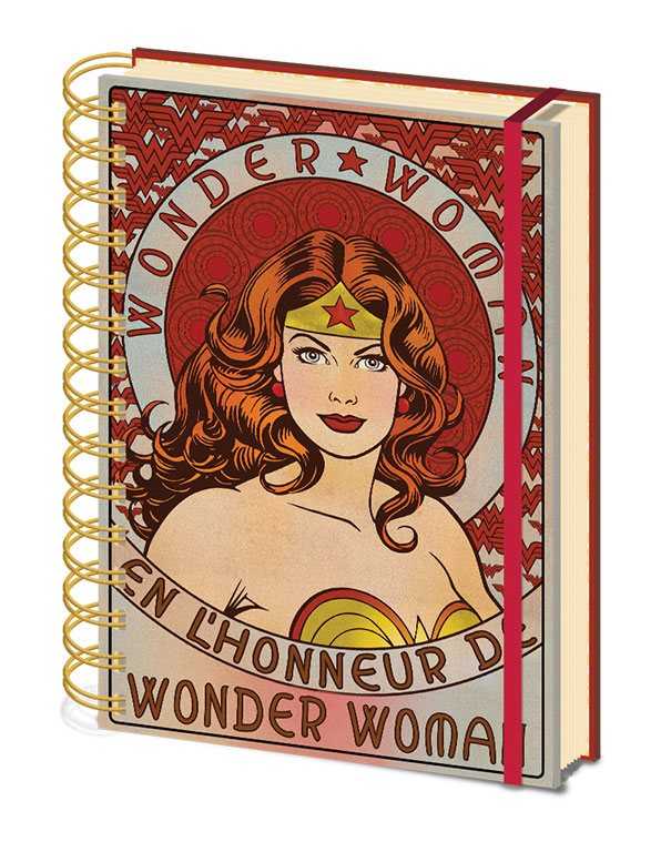 Papeterie - Wonder Woman cahier A5 En L'honneur de (10)--Pyramid Inter