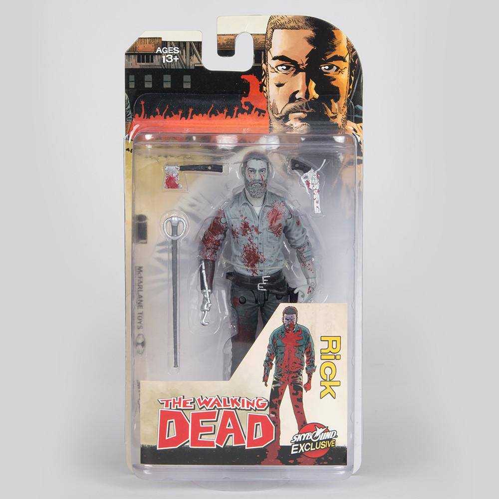 Action figures - The Walking Dead figurine Rick (Bloody B&W) 15 cm--Mc