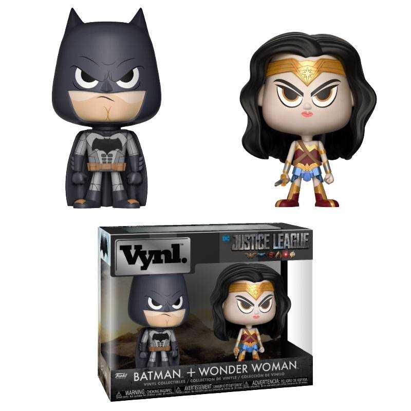Mini-figurines - DC Comics pack 2 figurines Vinyle Wonder Woman & Batm