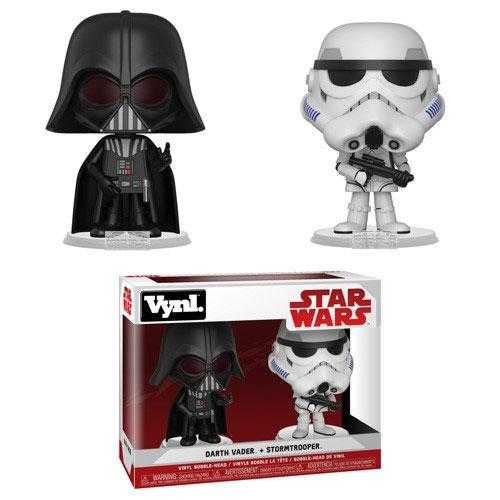 Mini-figurines - Star Wars pack 2 VYNL Vinyl figurines Darth Vader & S