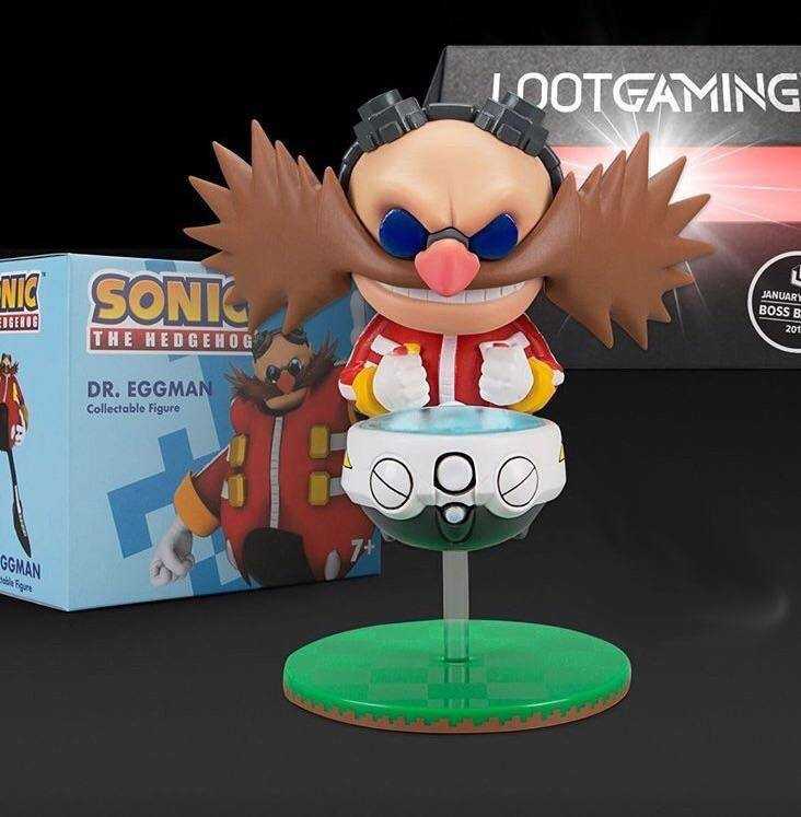 Mini-figurines - Sonic figurine Dr. Eggman Lootcrate Exclusive 10 cm--
