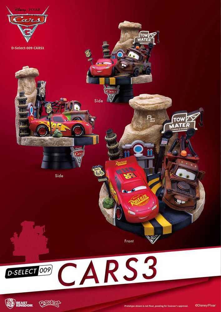Dioramas - Cars 3 diorama PVC D-Select 13 cm--Beast Kingdom Toys