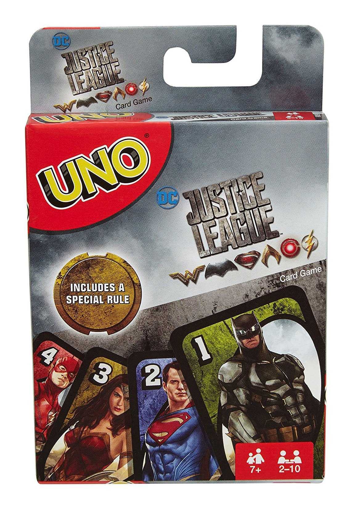 Cartes à jouer - Justice League jeu de cartes UNO *ANGLAIS*--Mattel