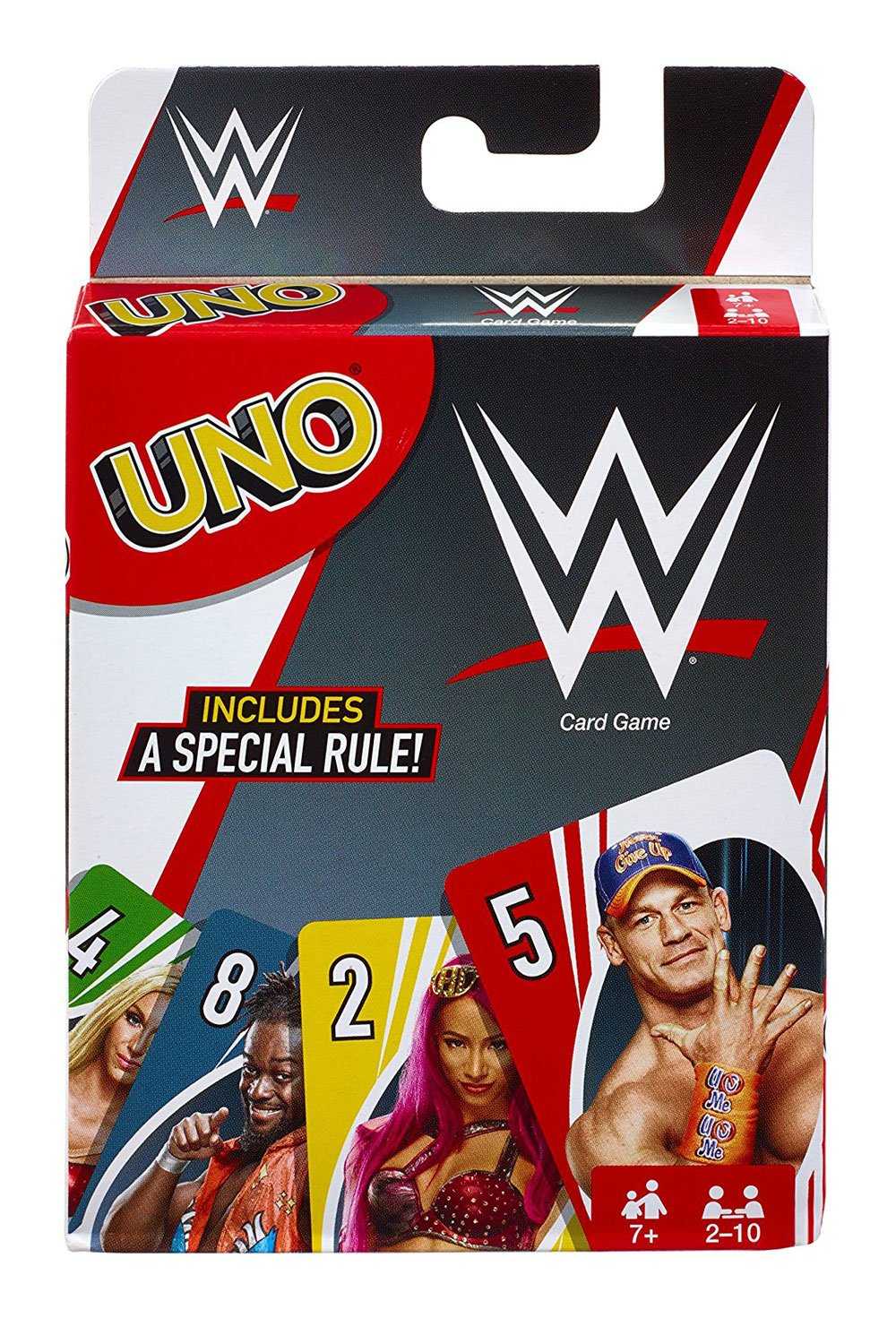 Cartes à jouer - WWE jeu de cartes UNO *ANGLAIS*--Mattel