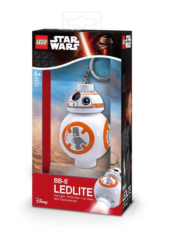 Porte-clés - Lego Star Wars mini lampe de poche avec chaînette BB-8--L