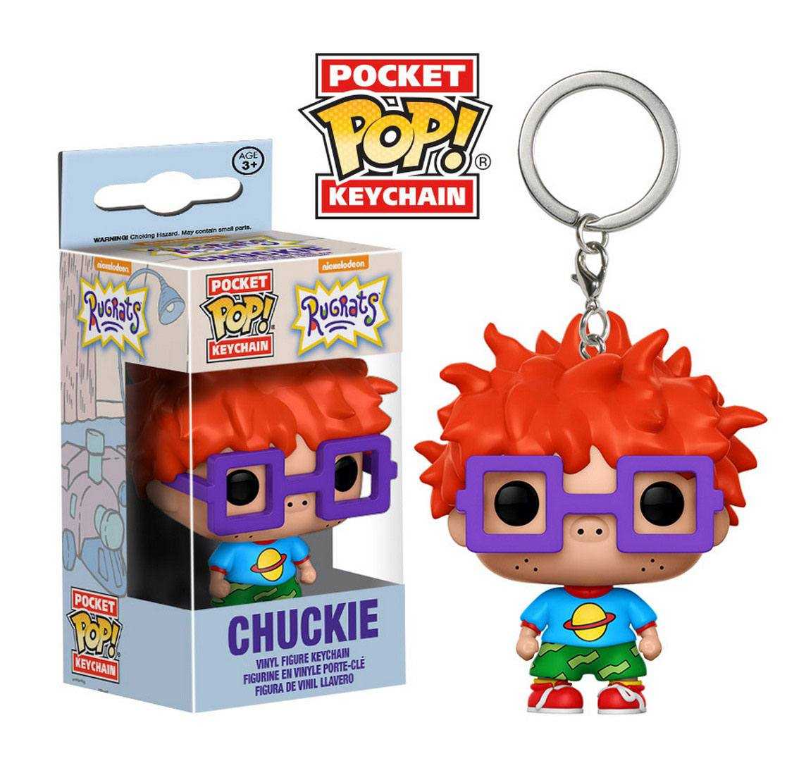 Porte-clés - Rugrats porte-clés Pocket POP! Vinyl Chuckie 4 cm--Funko