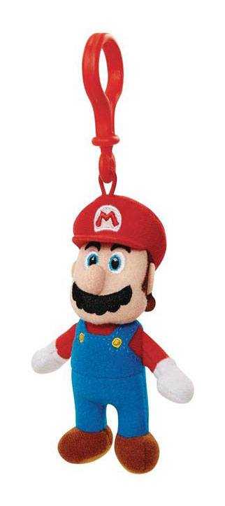 Porte-clés - Super Mario porte-clés peluche Mario 8 cm--Jakks Pacific