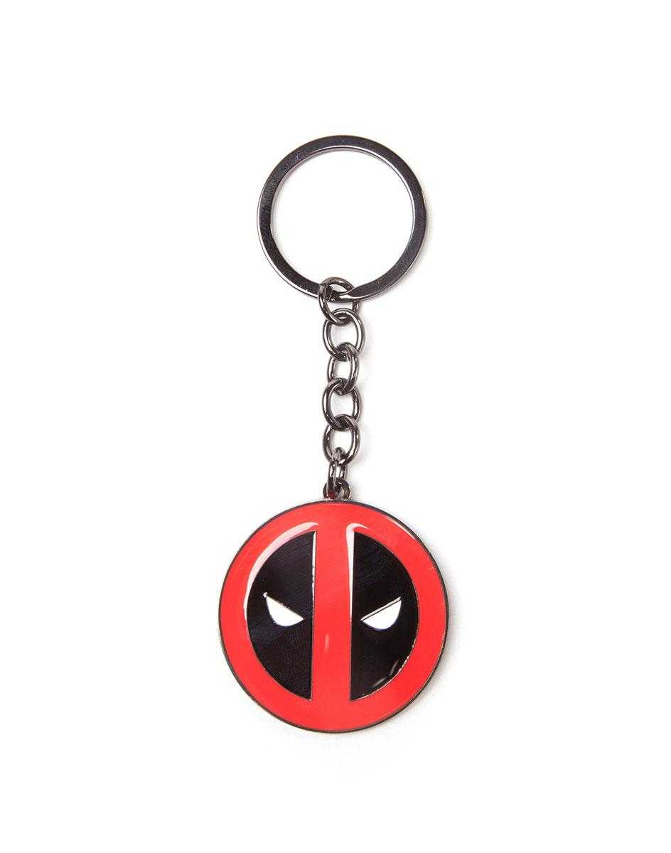 Porte-clés - Deadpool porte-clés métal Big Face 7 cm--Difuzed