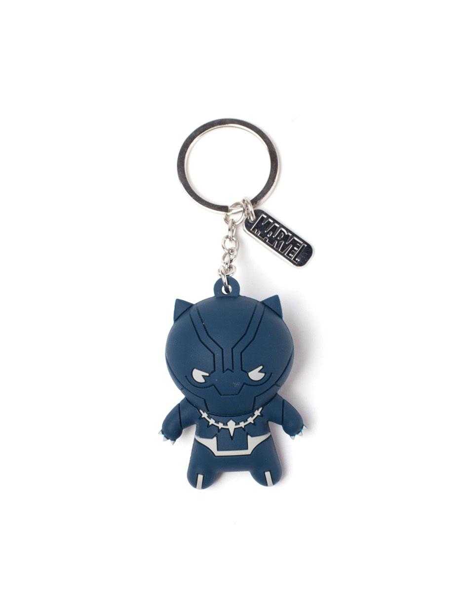 Porte-clés - Marvel porte-clés caoutchouc 3D Black Panther Character 7