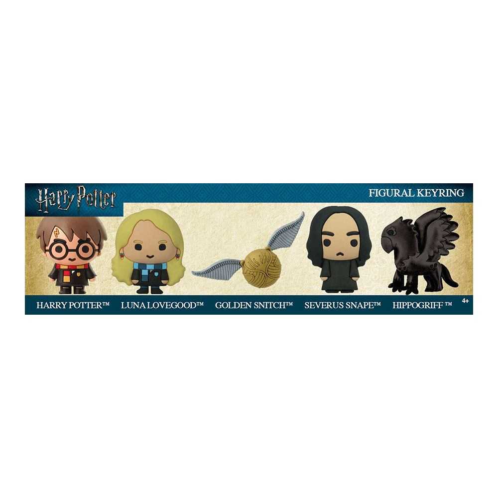 Porte-clés - Harry Potter pack 5 porte-clés caoutchouc 3D Hippogriff E