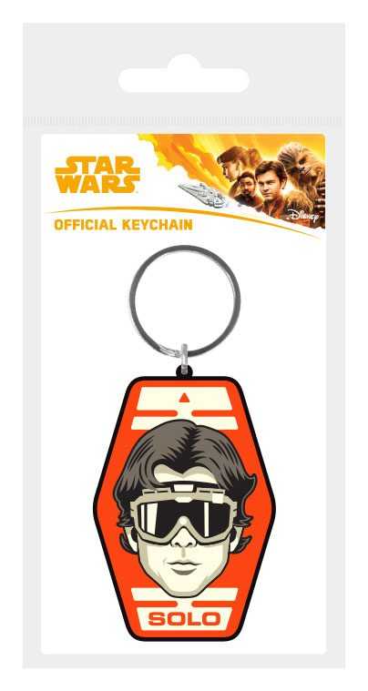 Porte-clés - Star Wars Solo porte-clés caoutchouc Solo Badge 6 cm--Pyr