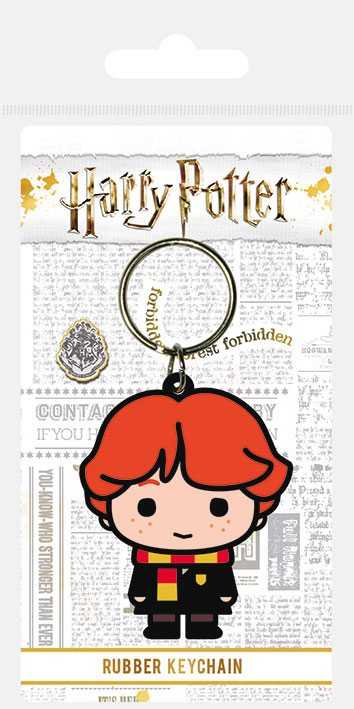 Porte-clés - Harry Potter porte-clés caoutchouc Chibi Ron 6 cm--Pyrami