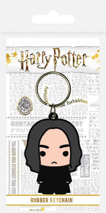 Porte-clés - Harry Potter porte-clés caoutchouc Chibi Snape 6 cm--Pyra