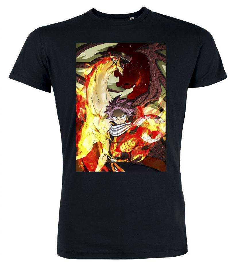 T-shirts - Fairy Tail T-Shirt Natsu Dragon--Geek Store