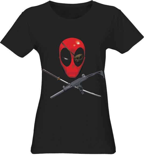 T-shirts - Deadpool T-Shirt femme Head--Autre