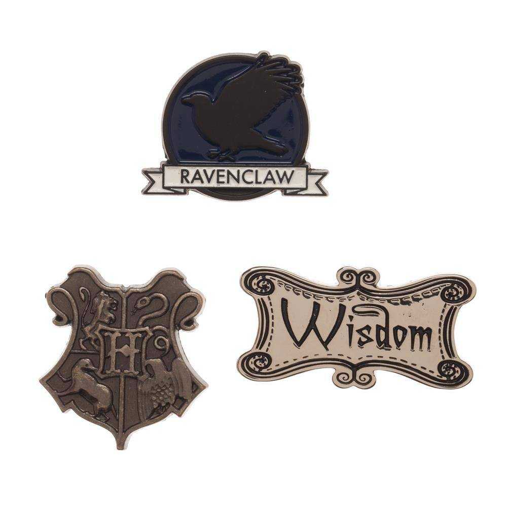 Badges et broches - Harry Potter pack 3 badges Ravenclaw--Bioworld INT