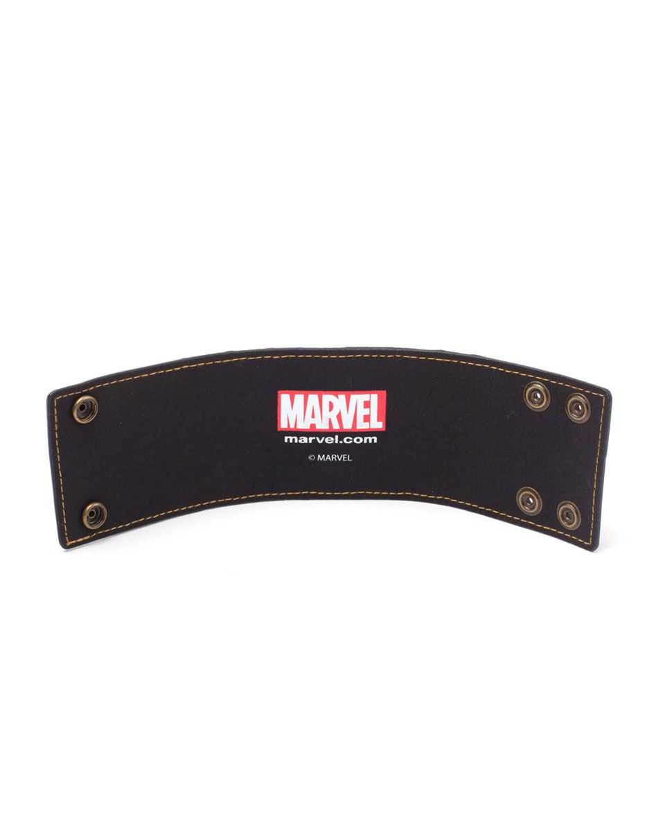 Badges et broches - Avengers Infinity War bracelet cuir Crest Logo--Di