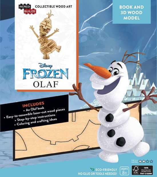 Maquettes - La Reine des neiges maquette IncrediBuilds 3D Olaf *ANGLAI