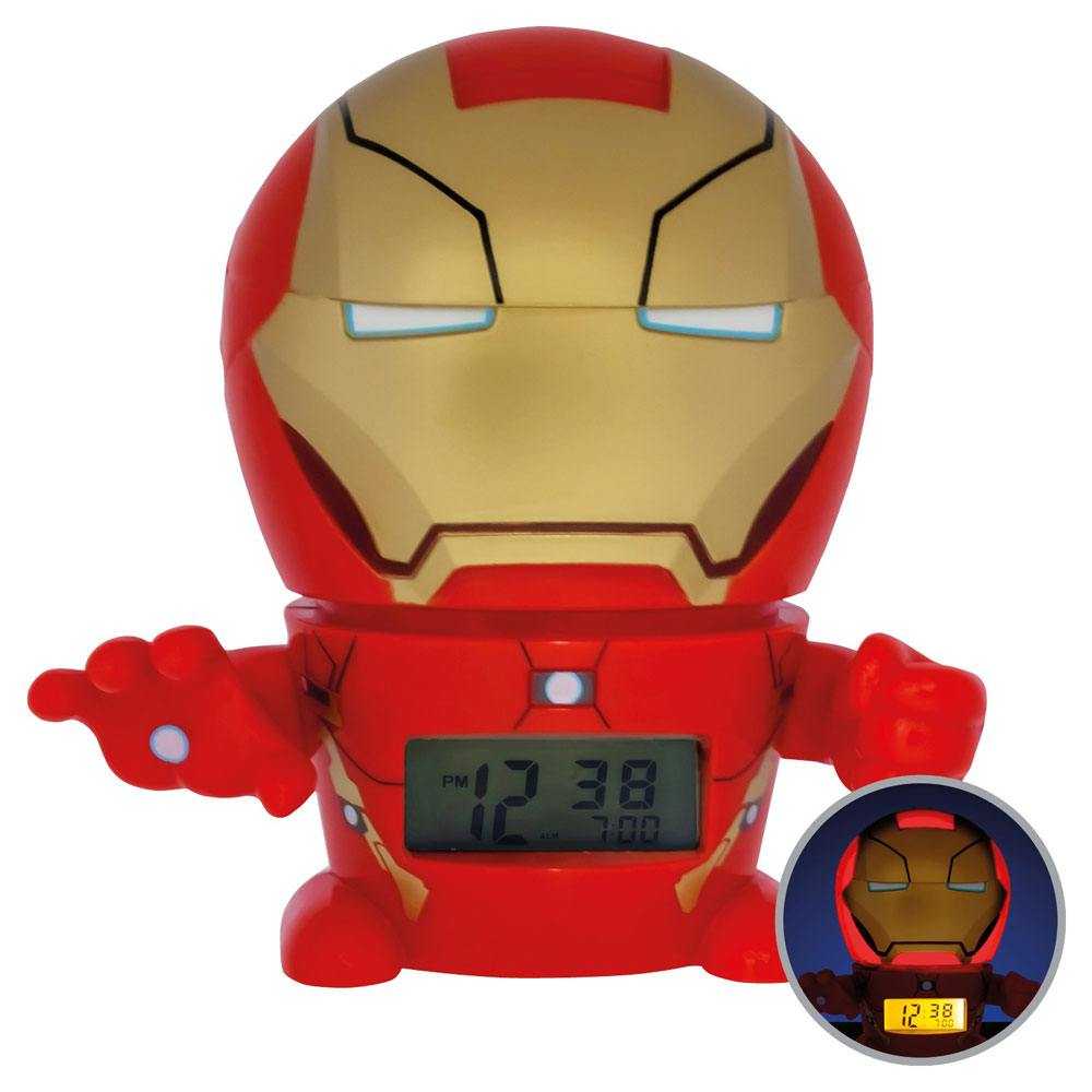 Montres et pendules - Marvel réveil lumineux BulbBotz Iron Man 14 cm--