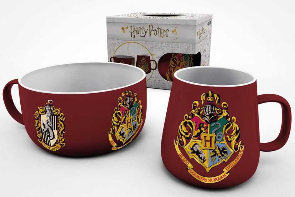 Mugs et tasses - Harry Potter set petit-déjeuner Crests--GYE