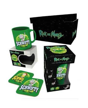 Mugs et tasses - Rick et Morty coffret cadeau Get Schwifty--GYE