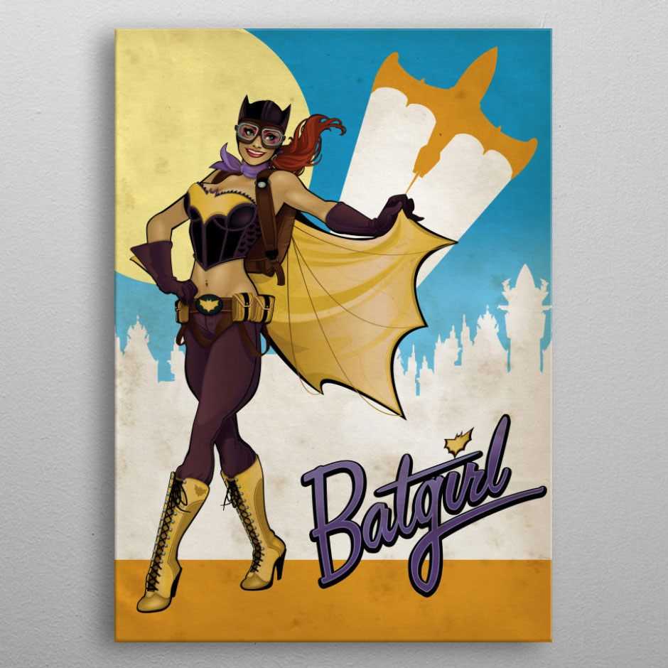 Posters et wallscrolls - DC Comics poster en métal Bombshells Batgirl 