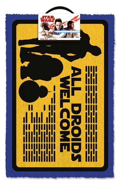 Tapis - Star Wars paillasson All Droids Welcome 40 x 60 cm--Pyramid In