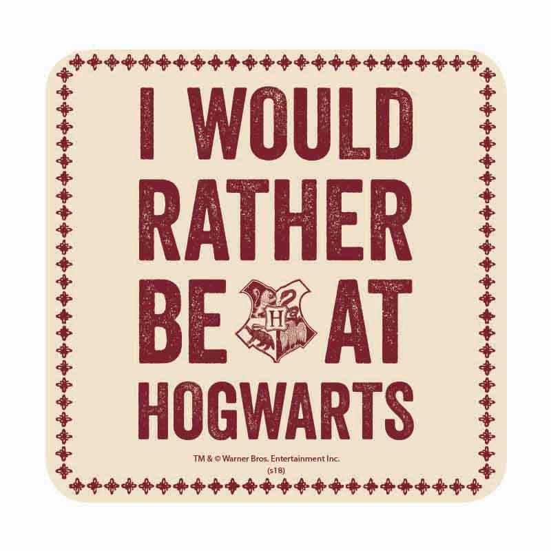 Verres et Sous-verres - Harry Potter sous-verres Rather Be At Hogwarts