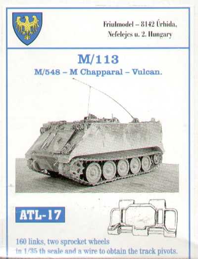 Accessoires - M113 / M548A1 180 Liens plus 2 roues dentées pour M113 /